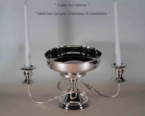 Epergne candelabro argento - epergne/candelabro,