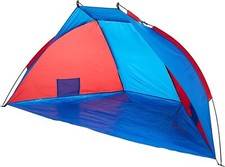 Tenda Da Spiaggia 2 Posti Mare Camping Portatile Parasole Para Sole Uv Vento