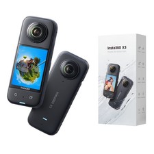 Insta360 X3 72MP Action Camera - Nera+cover Protettiva e borsello Protettivo