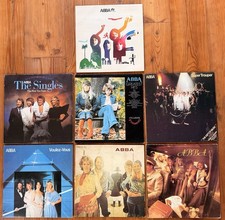 Lotto 7 Vinili Abba Originali