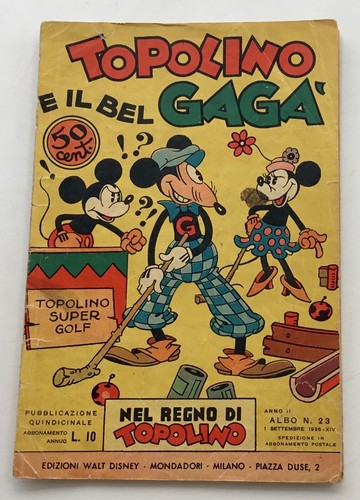 Topolino bel gaga - topolino,