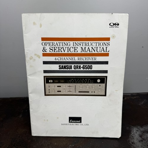 Sansui qrx 6500 manuale - qrx-6500,