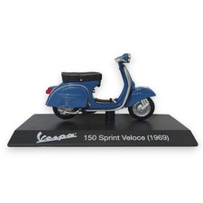 MAISTO PIAGGIO VESPA 150 SPRINT VELOCE (1969)- SCALA 1:18 BLU MODELLINO VESPA CO