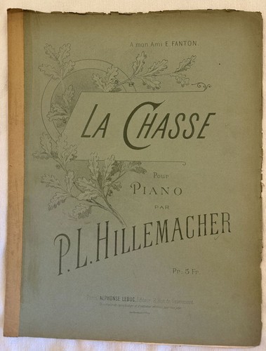 Chasse pour piano - chasse, paul