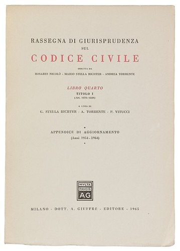 Codice civile libro - civile, quarto