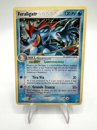 Carta pokemon feraligatr holo - pokemon,