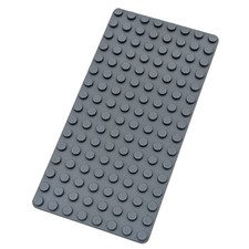 LEGO base grigio scuro 3865