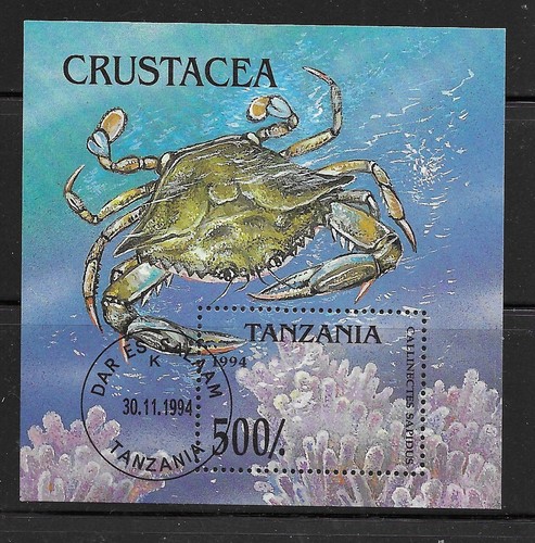 Tanzania 1994 granchi cto - m/s,
