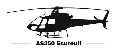 Adesivo aérospatiale as350 - ,