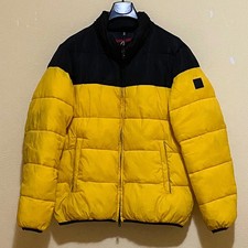 Zu Elements Giubbotto Imbottito Giallo Nero L Casual Sportivo Basic Streetwear