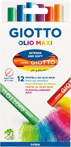 Pastelli olio giotto maxi - giotto,