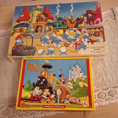 Puzzle disney puffi anni - e,