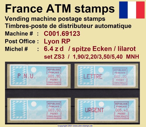 Francobolli bancomat francia - francobolli,