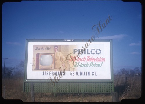 Insegna cartellone televisione - cartellone,