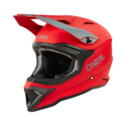 Casco oneal 1srs rosso solido - rosso,