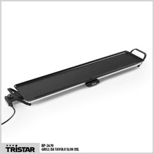 TRISTAR BP-2670 PIASTRA 100x22 CM GRIGLIA ELETTRICA 1800W TERMOSTATO TEPPANYAKI