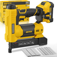 20V MAX Sparachiodi Chiodatrice Brad a Batteria, 2-In-1 18GA Pistola Sparachiodi