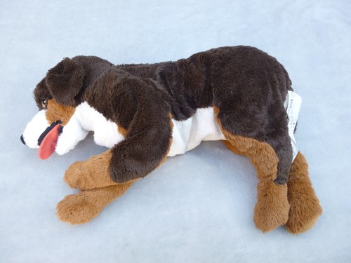 Peluche morbido marrone cane