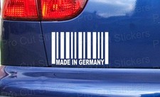 Prodotto IN Germania Barre Divertente Novità Custom Car Furgone Paraurti Adesivi