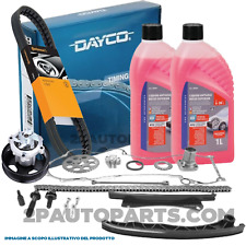 KIT CATENA DISTRIBUZIONE POMPA ACQUA CINGHIA POLY-V E ANTIGELO FIAT 1.3 MULTIJET