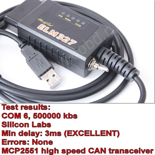 Elm 327 usb modificato per - usb,