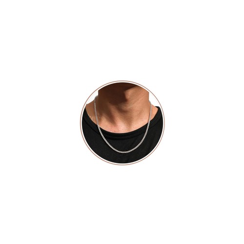 Collana uomo argento - collana,
