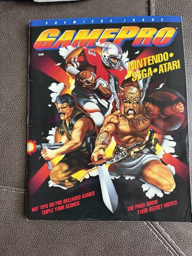 Gamepro magazine vintage 1989 - gamepro,