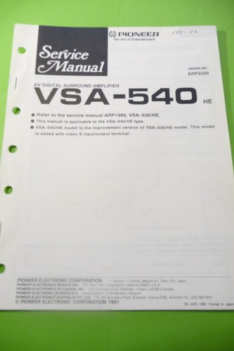 Manuale servizio per - servizio,