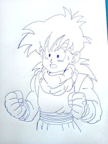Disegno gohan drangon - disegno, di