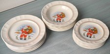 Servizio Piatti Ceramica Castellania Tema Natale 18 Pezzi Made in Italy Vintage