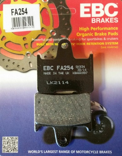 Fa254 pastiglie posteriori - fa254, ebc