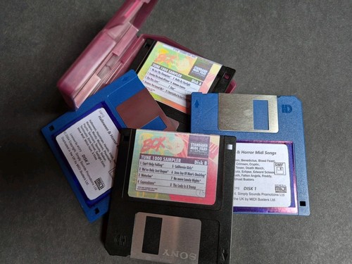 Floppy disk midi - disk, song