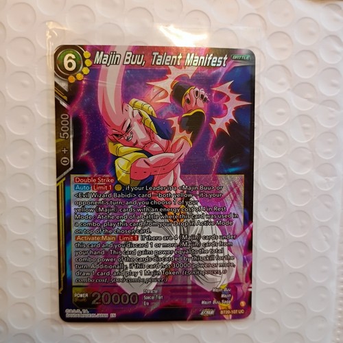 Carta collezionabile majin - majin, bu