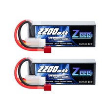 2x Zeeee 11.1V 2200mAh 3S Lipo