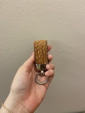 Portachiavi Vero Coccodrillo Beige - Pakerson