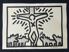 keith haring disegno e dipinto