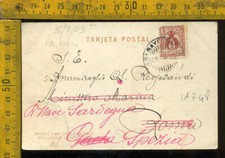 Regno Marina Militare 1903 Nave Puglia dal Cile x Nave Sardegna ia 748