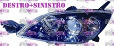 COPPIA FARI FANALE PROIETTORE DX+SX HB3-H7 PRED REG ELE MAZDA 3 DAL 2003 AL 2008
