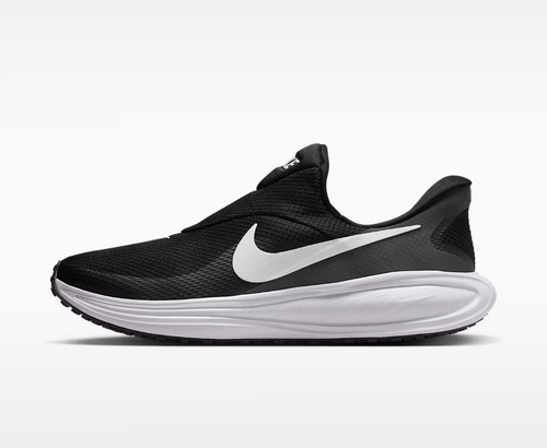 Nike nero bianco - nero, slip-on