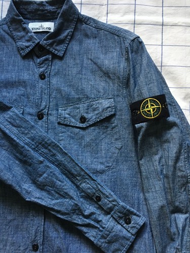 Camicia denim uomo manica