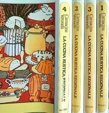 LA CUCINA RUSTICA REGIONALE. 4VV CARNACINA LUIGI - VERONELLI LUIGI RIZZOLI 1978