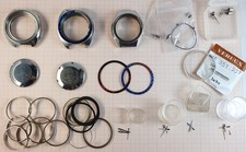 MEGA LOTTO DI PEZZI DI RICAMBIO PER CRONOGRAFO SEIKO 6139 (VEDETE FOTO)