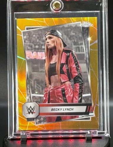 2025 topps chrome wwe becky - topps,