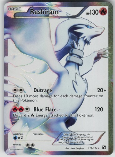 Pokemon tcg reshiram 113 - reshiram, full