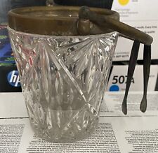 Contenitore Porta Ghiaccio In Cristallo Vetro Con Paletta