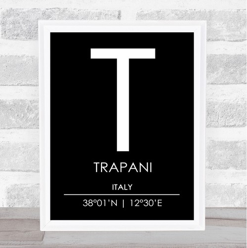 Trapani italia coordinate - trapani,