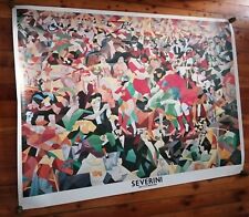GINO SEVERINI POSTER MANIFESTO AFFICHE DANSE DU PAN PAN AU MONICO FORME SIAE 