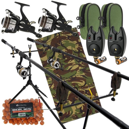Set completo pesca carpa canne