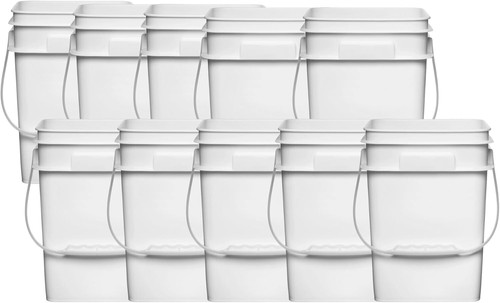 Gallon square white - 4,