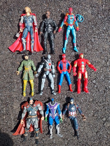 Lotto hasbro marvel - hasbro, 3,75"
